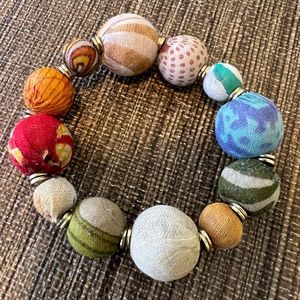 Adorable fabric bracelet